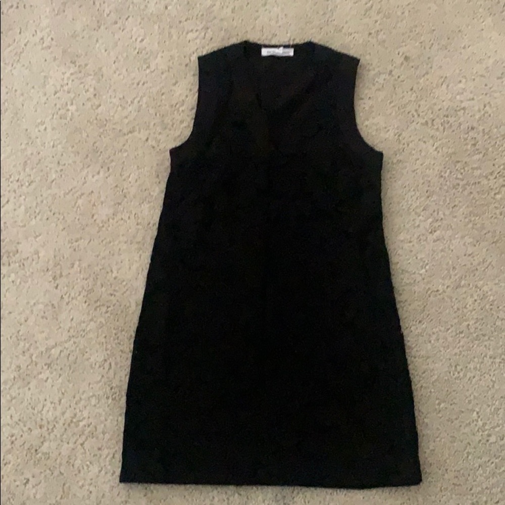 Black BCBG lace tank dress